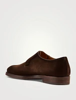 Lashon Suede Monk Strap Shoes