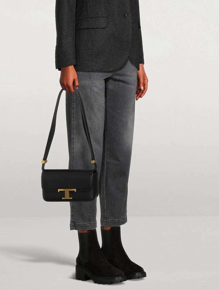 Suede Block-Heel Chelsea Boots