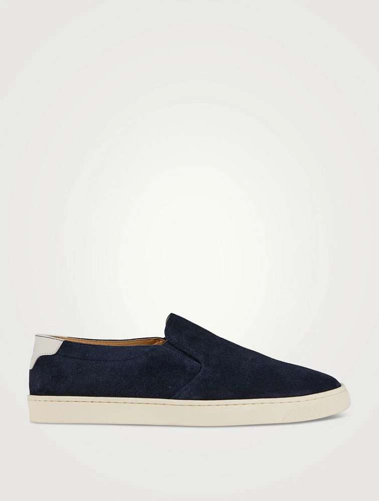 Suede Slip-On Sneakers