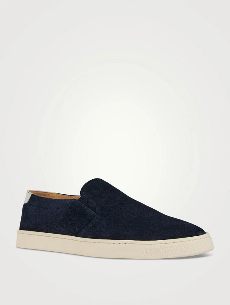 Suede Slip-On Sneakers