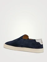 Suede Slip-On Sneakers