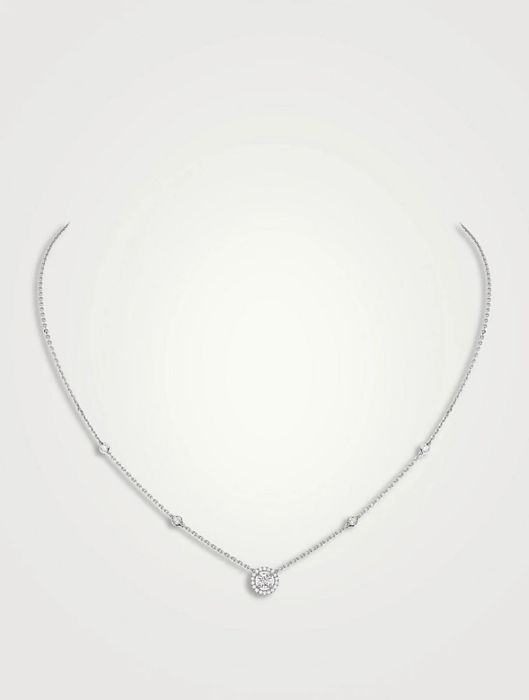 Joy White Gold Necklace With Diamonds