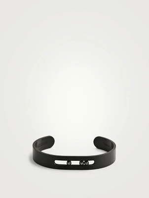 Move Titanium Bracelet With Diamonds