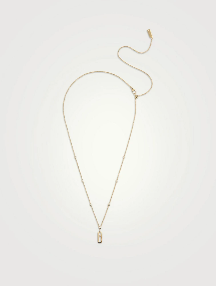 Move Uno 18K Gold Necklace With Diamonds