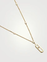 Move Uno 18K Gold Necklace With Diamonds