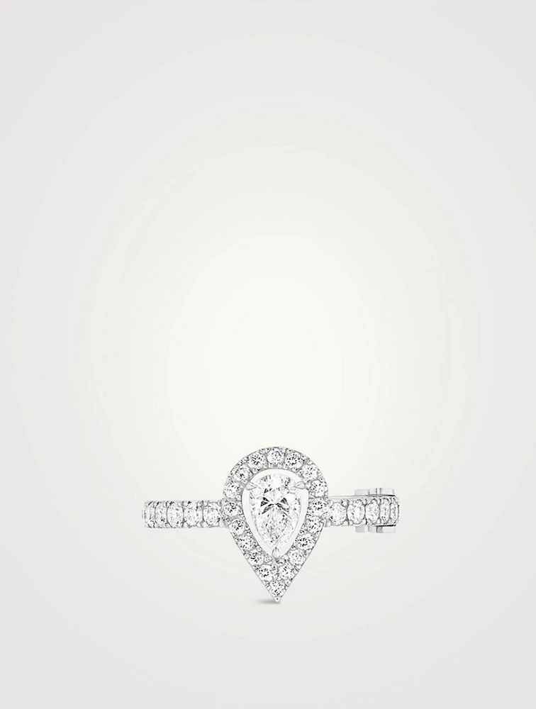 My Twin White Gold Mono Earring With Diamonds