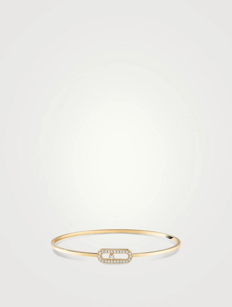 Move Uno Flex Bangle Bracelet With Pavé Diamonds