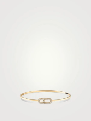 Move Uno Flex Bangle Bracelet With Pavé Diamonds