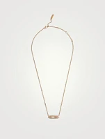 Baby Move 18K Rose Gold Necklace With Diamonds