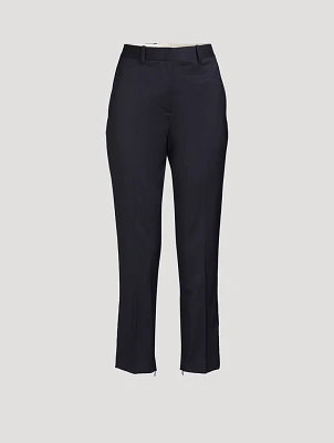 Slim Wool Trousers