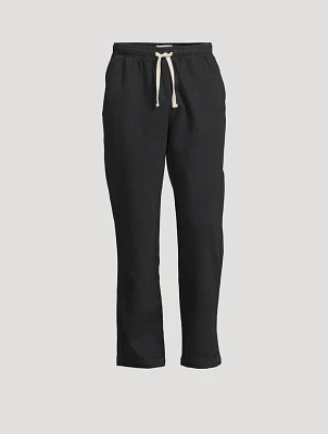 Textured Terry Travel Pants