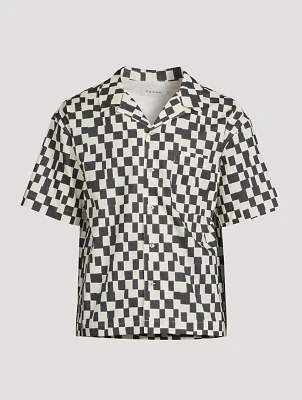 Short-Sleeve Shirt Vintage Print