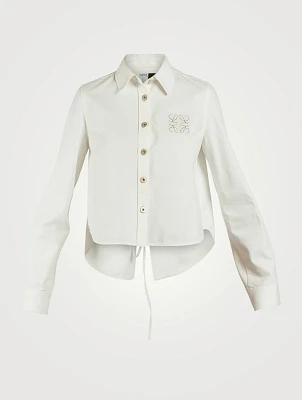 Loewe x Paula's Ibiza Anagram Trapeze Shirt