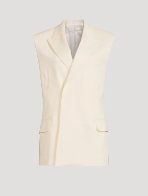 Sleeveless Car Blazer
