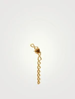 Trina 18K Gold Long Earrings With Pavé Diamonds