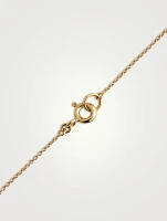 Trina 18K Gold Chain Necklace With Pavé Diamonds