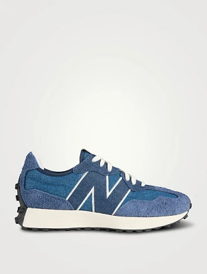 327 Suede And Denim Sneakers