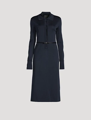 Belted Polo Dress