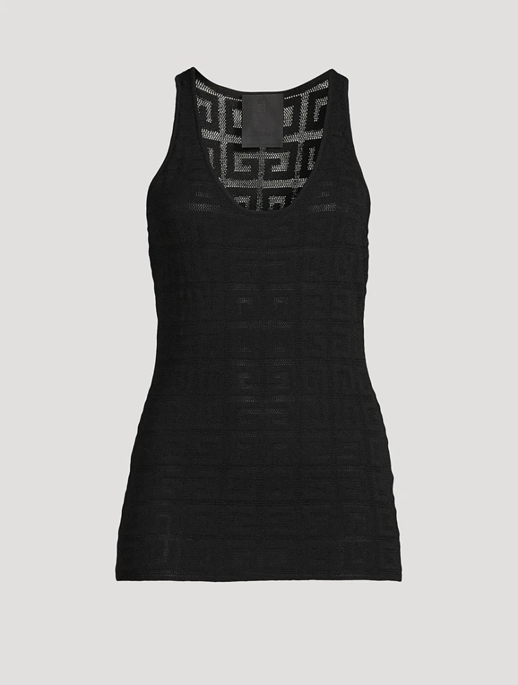 4G Jacquard Tank Top