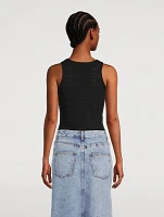 4G Jacquard Tank Top