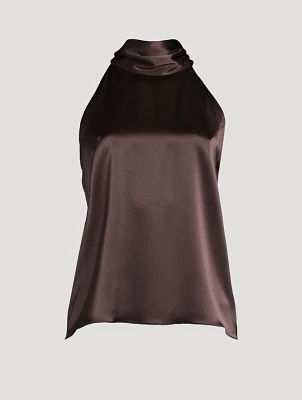 Sienna Satin Halter Top