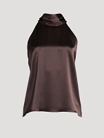 Sienna Satin Halter Top