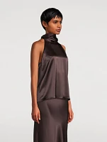 Sienna Satin Halter Top