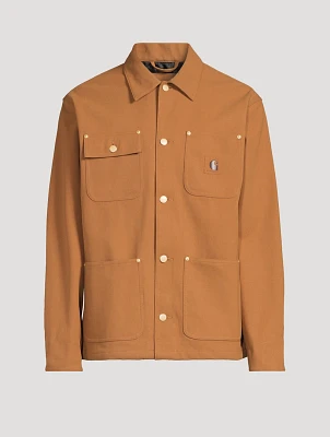 Michigan Faux Suede Jacket