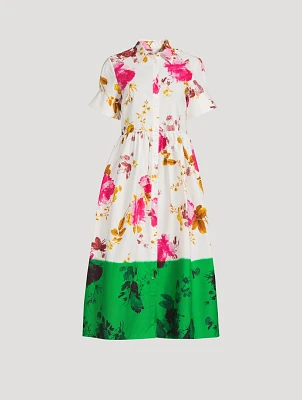 Shirt Dress Floral Print