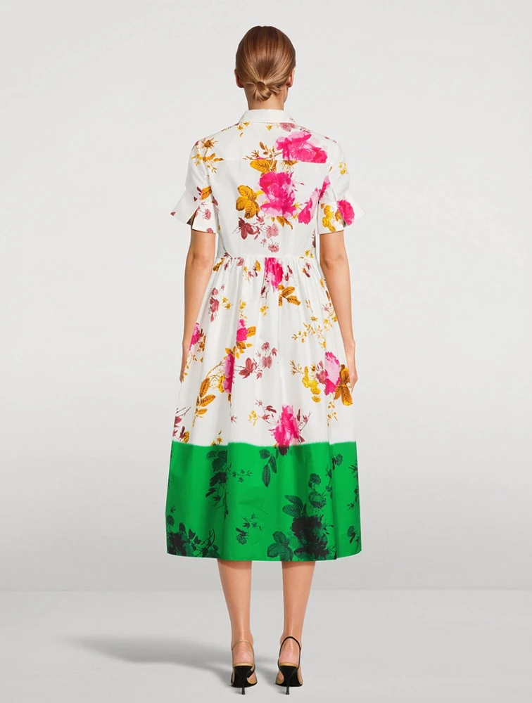 Shirt Dress Floral Print
