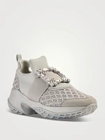 Viv' Run Strass Buckle Neoprene Sneakers