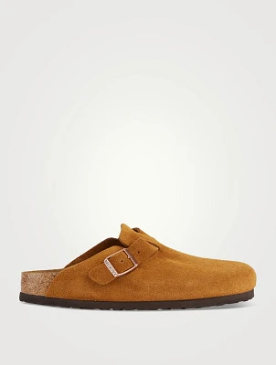 Boston Suede Clogs