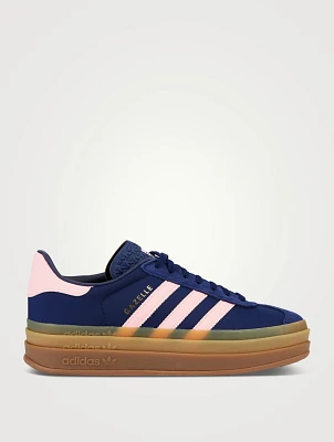 Gazelle Bold Suede And Nylon Platform Sneakers