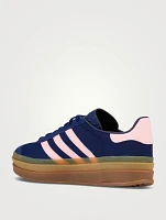 Gazelle Bold Suede And Nylon Platform Sneakers