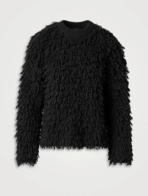 Wool Silk And Cashmere Knit Sweater