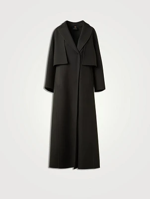 Zendaya Wool Cashmere Double-Face Coat