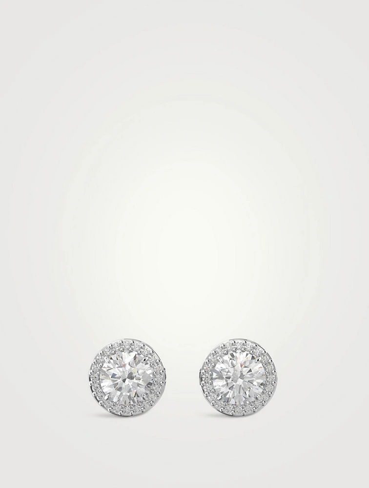 Constella Pavé Crystal Stud Earrings