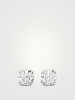 Constella Round Crystal Stud Earrings