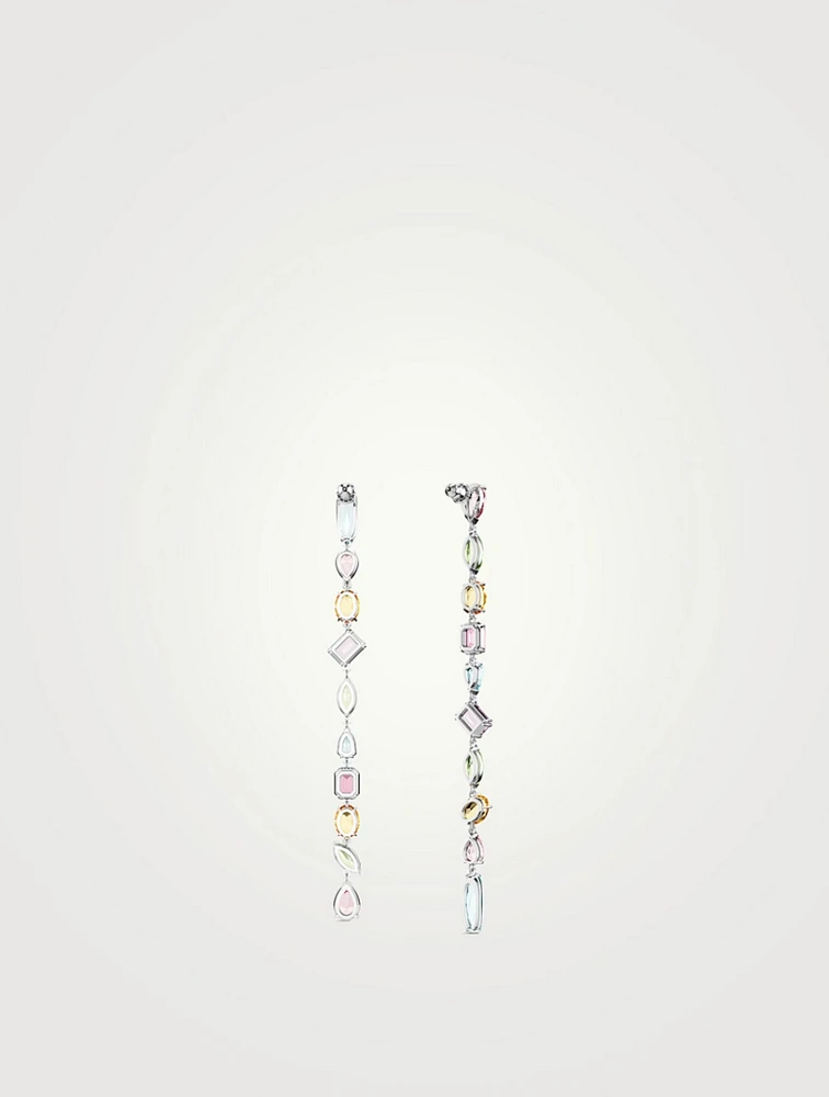 Gema Crystal Threader Earrings