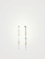 Gema Crystal Threader Earrings
