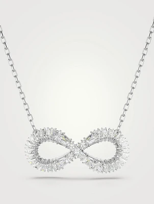 Hyperbola Crystal Infinity Necklace