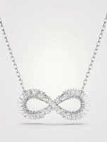 Hyperbola Crystal Infinity Necklace