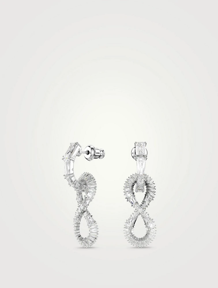 Hyperbola Crystal Hoop Earrings