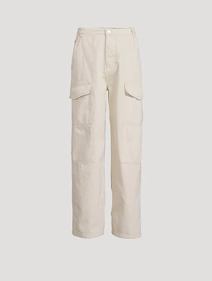 Worker Baggy Cotton Twill Trousers