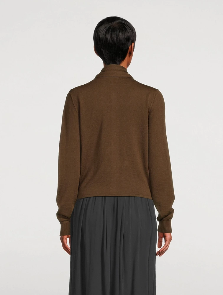 Gathered Midi Skirt