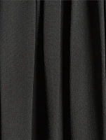 Gathered Midi Skirt