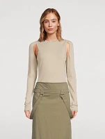 Midi Skirt With Straps