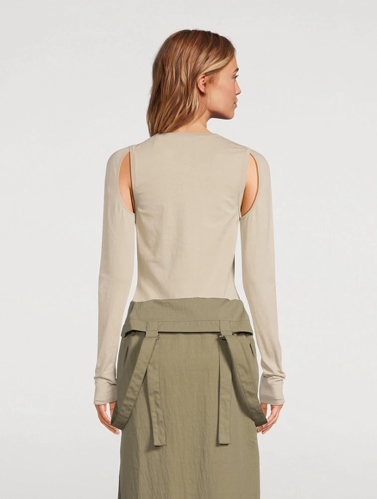 Midi Skirt With Straps