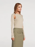 Midi Skirt With Straps
