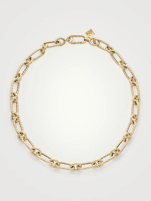 Franca 14K Gold Small Links Necklace